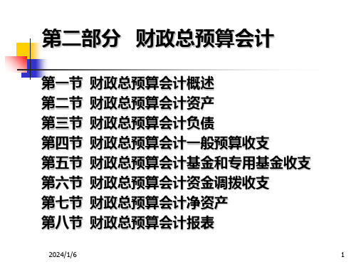 财政总会计PPT课件