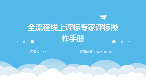 全流程线上评标专家评标操作手册