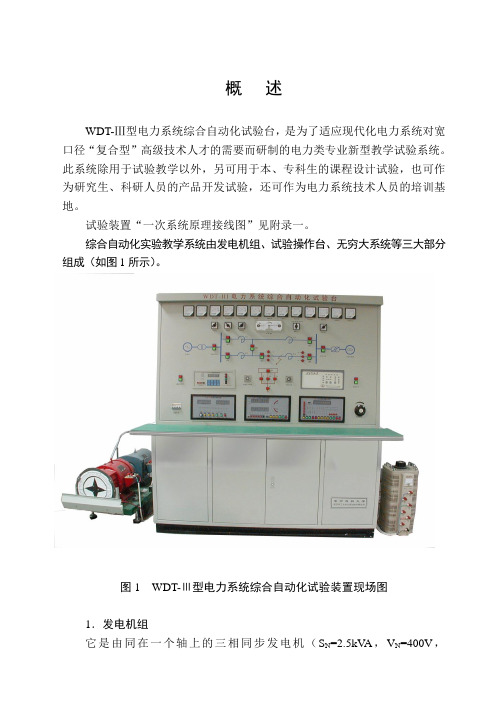 WDT-II综合台使用说明书