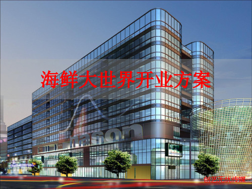海鲜大世界开业方案