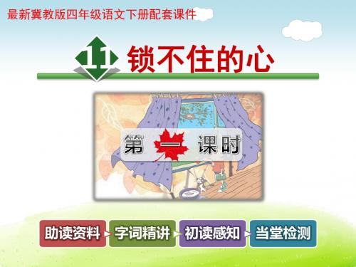 锁不住的心PPT课件