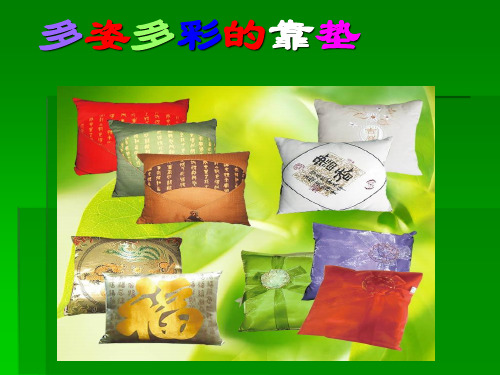 多姿多彩的靠垫