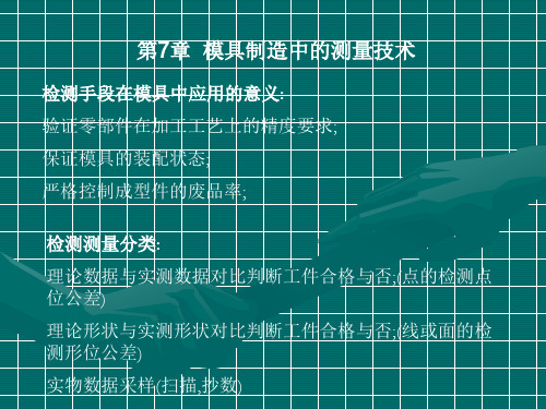 模具制造中的测量技术(PPT42页)