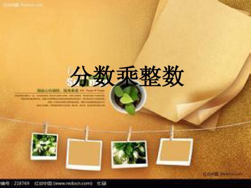 分数乘法计算及应用