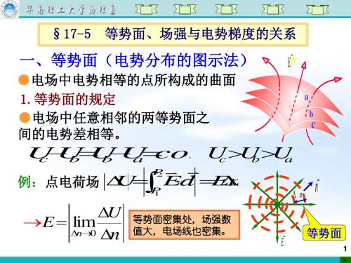 大学物理4第四讲等势面场强与电势的的关系,静电场中的导体