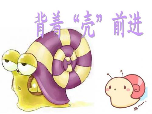 背着“壳”前进