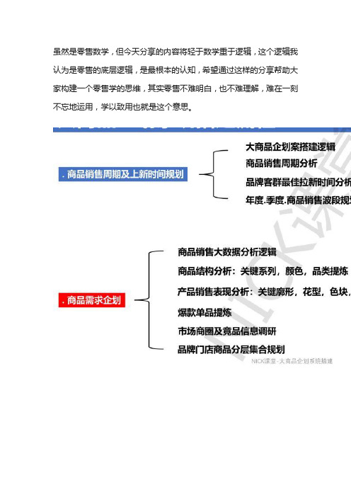 商品零售的底层逻辑