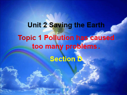 英语仁爱版九年级上册《Unit 2 Saving the Earth Topic 1 Poll 》课件公开课