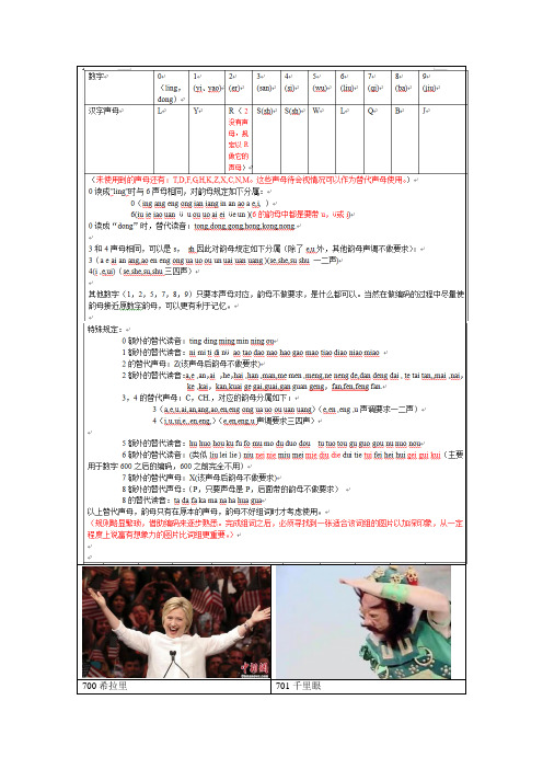 700-799数字谐音编码
