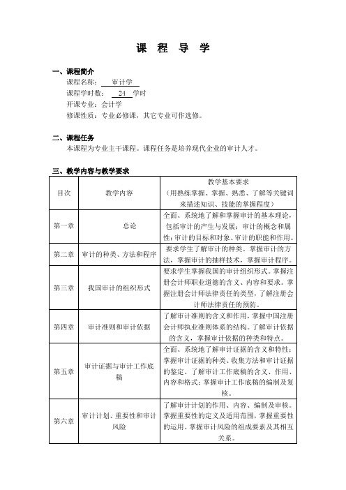 课程导学
