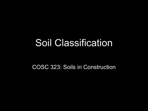 Soil Classification