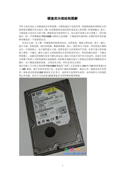 硬盘的内部结构图解