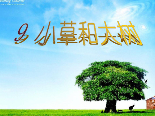 苏教版六年级语文上册《小草和大树》课件