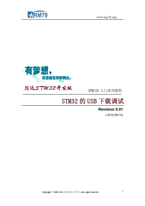 芯达STM32入门系列教程之十四《STM32的USB下载调试》
