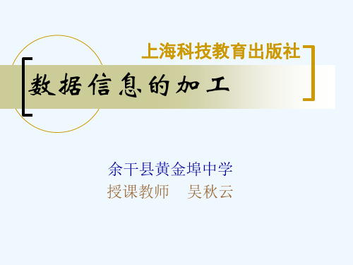 《数据信息的加工》
