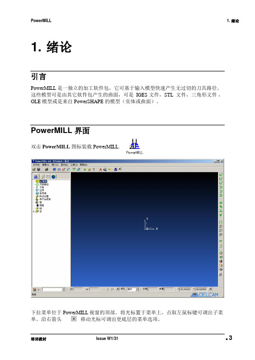 PowerMILL 编程文档