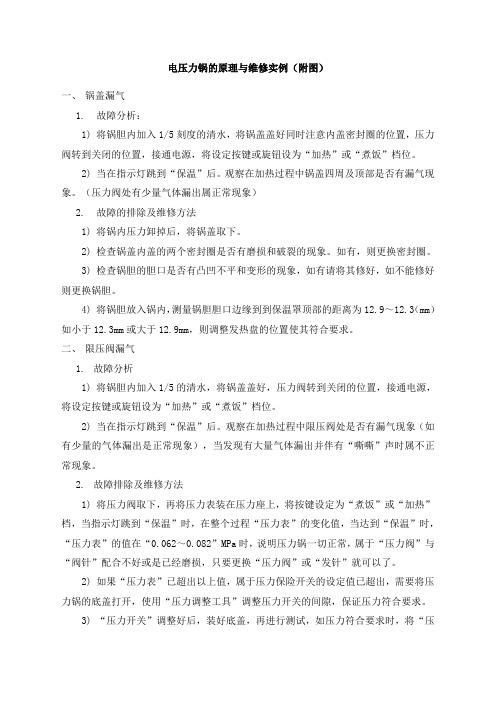 几种电压力锅的原理与维修实例附图)
