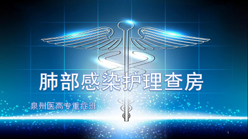 肺部感染护理查房PPT课件