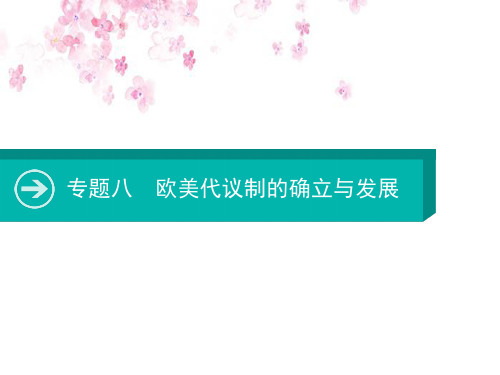 高考历史复习专题八欧美代议制的确立与发展课件