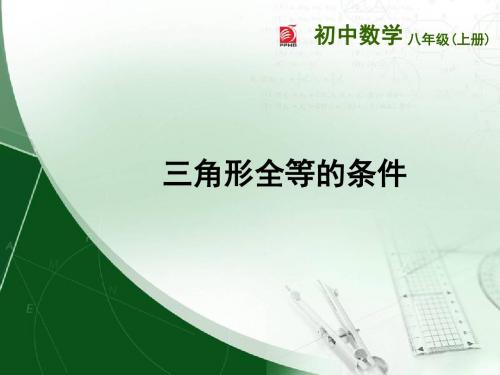 1.3  三角形全等的条件 (3)
