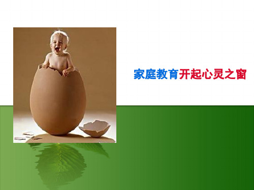 家庭教育.开起心灵之窗2