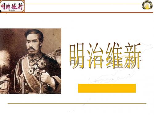 人教版高中历史选修3《八单元 日本明治维新  第3课 明治维新》培优课件_11