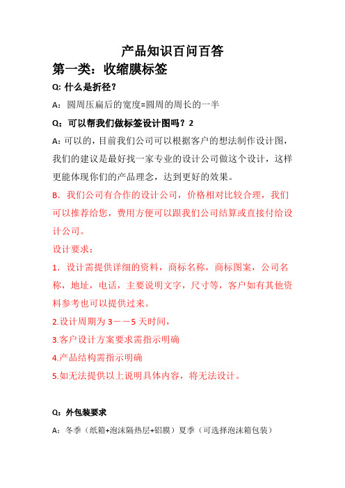 产品百问百答