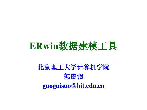 ERwin数据建模工具