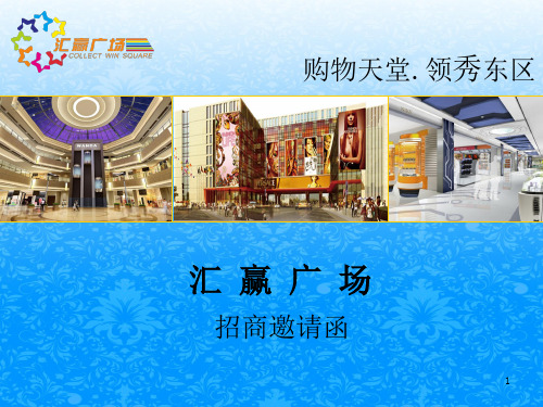 汇赢广场项目资料0830