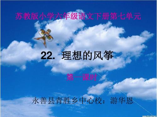 《理想的风筝》第一课时导学案