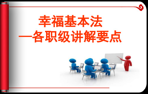 幸福基本法各职级讲解要点