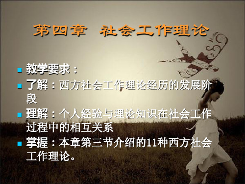 社会工作概论第四章