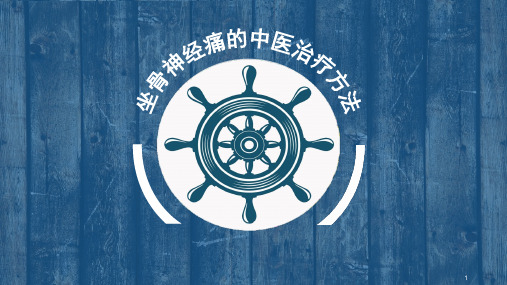 坐骨神经痛的中医治疗方法PPT参考幻灯片