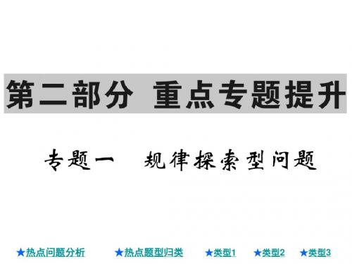 2019年中考数学总复习课件：专题一 规律探索型问题(共22张PPT)教育精品.ppt