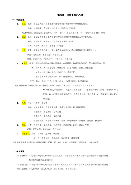 中学生学习心理