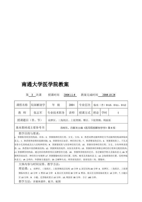 肩胛区、三角肌区、臂和前臂后区、腕后区、手背和手指背面、臀部、股后区、小腿后面、颅面部---精品资料