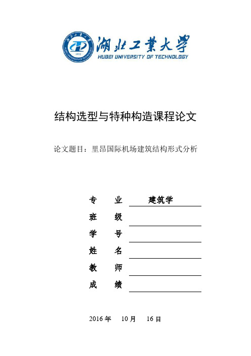 里昂国际机场结构分析