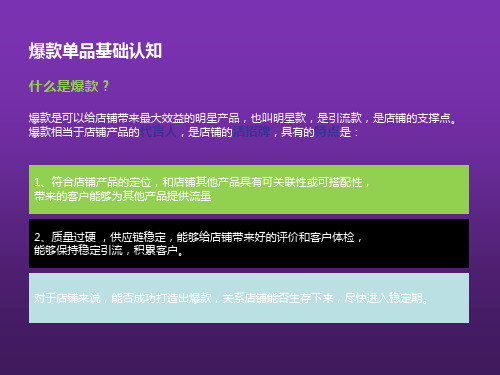 网店爆款打造方法
