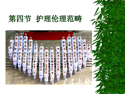 护理道德范畴与规范资料