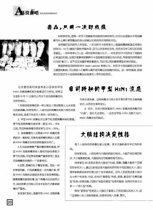 大脑结构决定性格