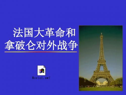 法国大革命和法兰西第一帝国高中历史课件
