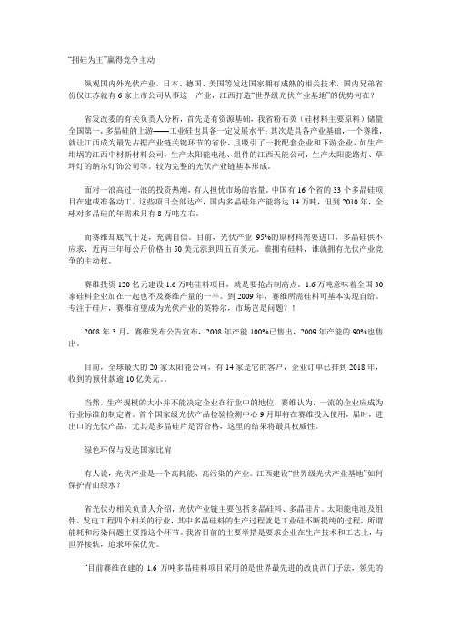 拥硅为王
