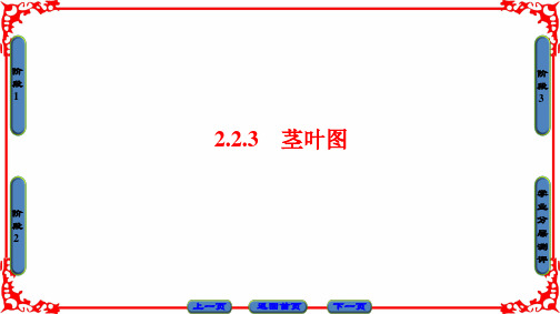 高中数学苏教版必修三：第二章 统计-2.2.3  
