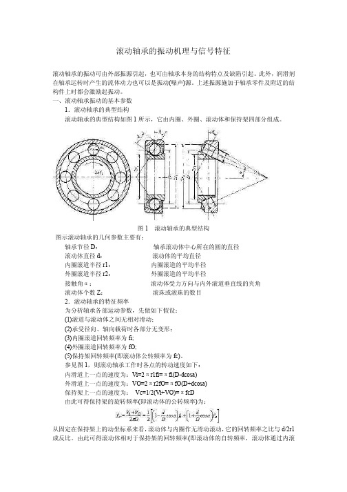 滚动轴承的振动机理与信号特征