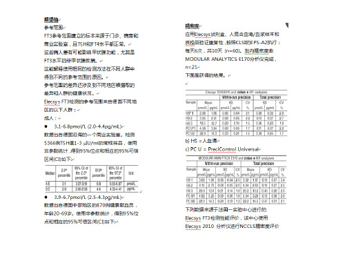 检测系统性能验证