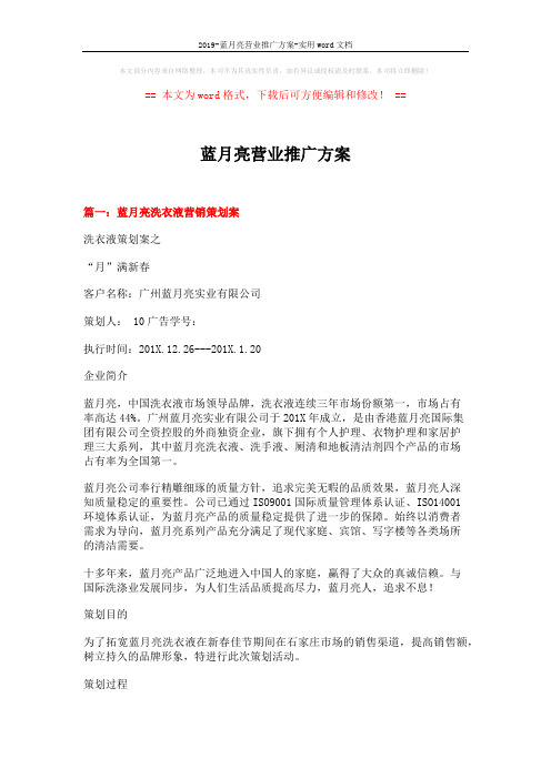 2019-蓝月亮营业推广方案-实用word文档 (10页)