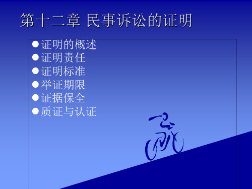 民事诉讼法证明 ppt课件