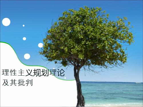 城市规划中的理性主义与影响