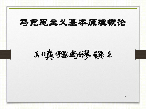 马克思原理真理与谬误PPT课件