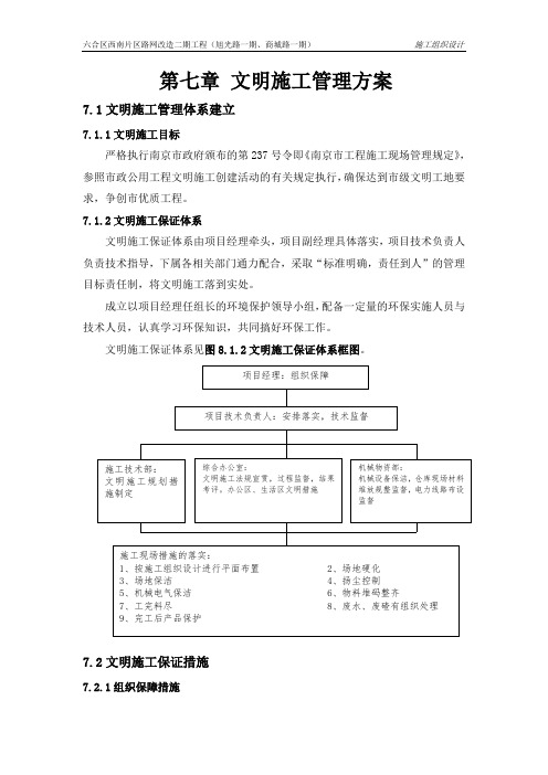 文明施工管理方案